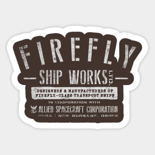 Firefly Shipworks, LTD. Sticker